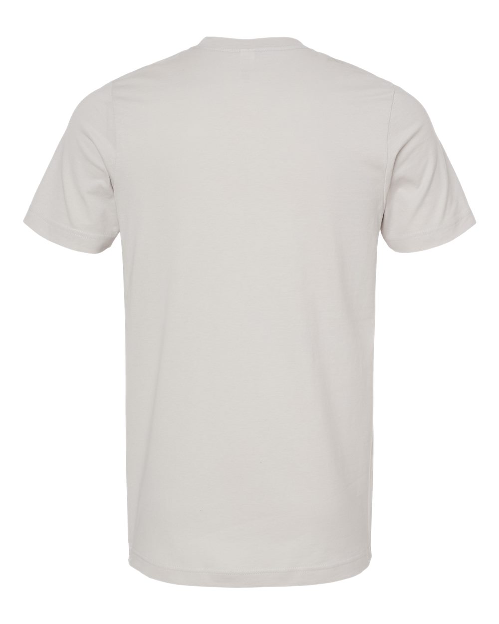 Men's Premium Cotton T-Shirt - Back - B10859352 - Silver