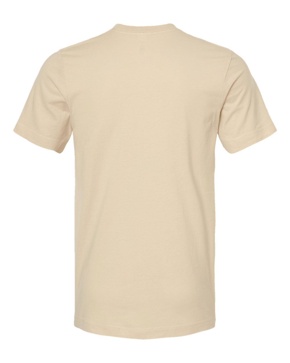 Men's Premium Cotton T-Shirt - Back - B10859402 - Buttercream