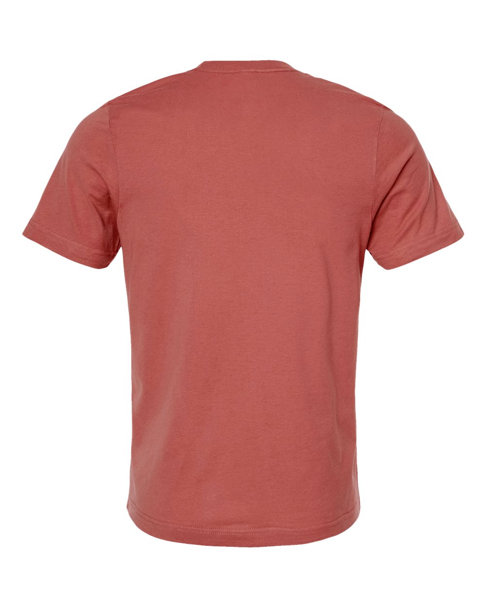 Men's Premium Cotton T-Shirt - Back - B10859662 - Terracotta