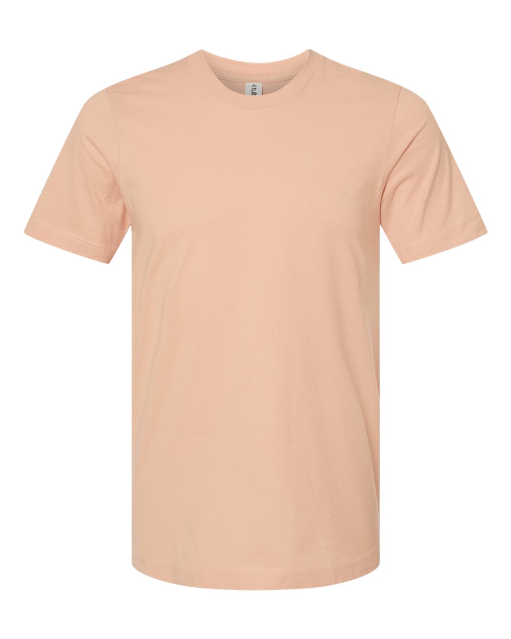 Men's Premium Cotton T-Shirt - Front - B10859122 - Peach