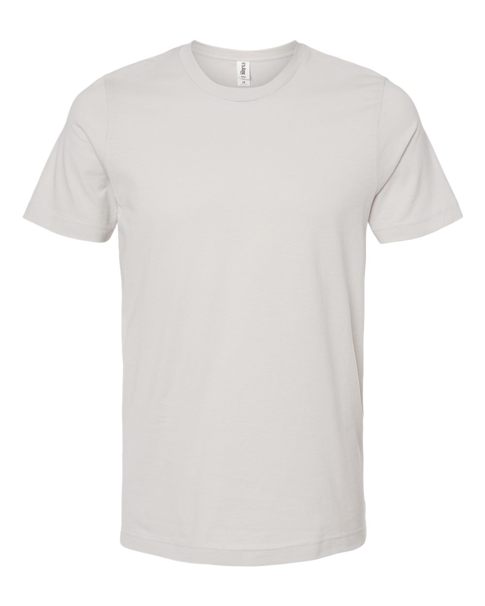 Men's Premium Cotton T-Shirt - Front - B10859352 - Silver