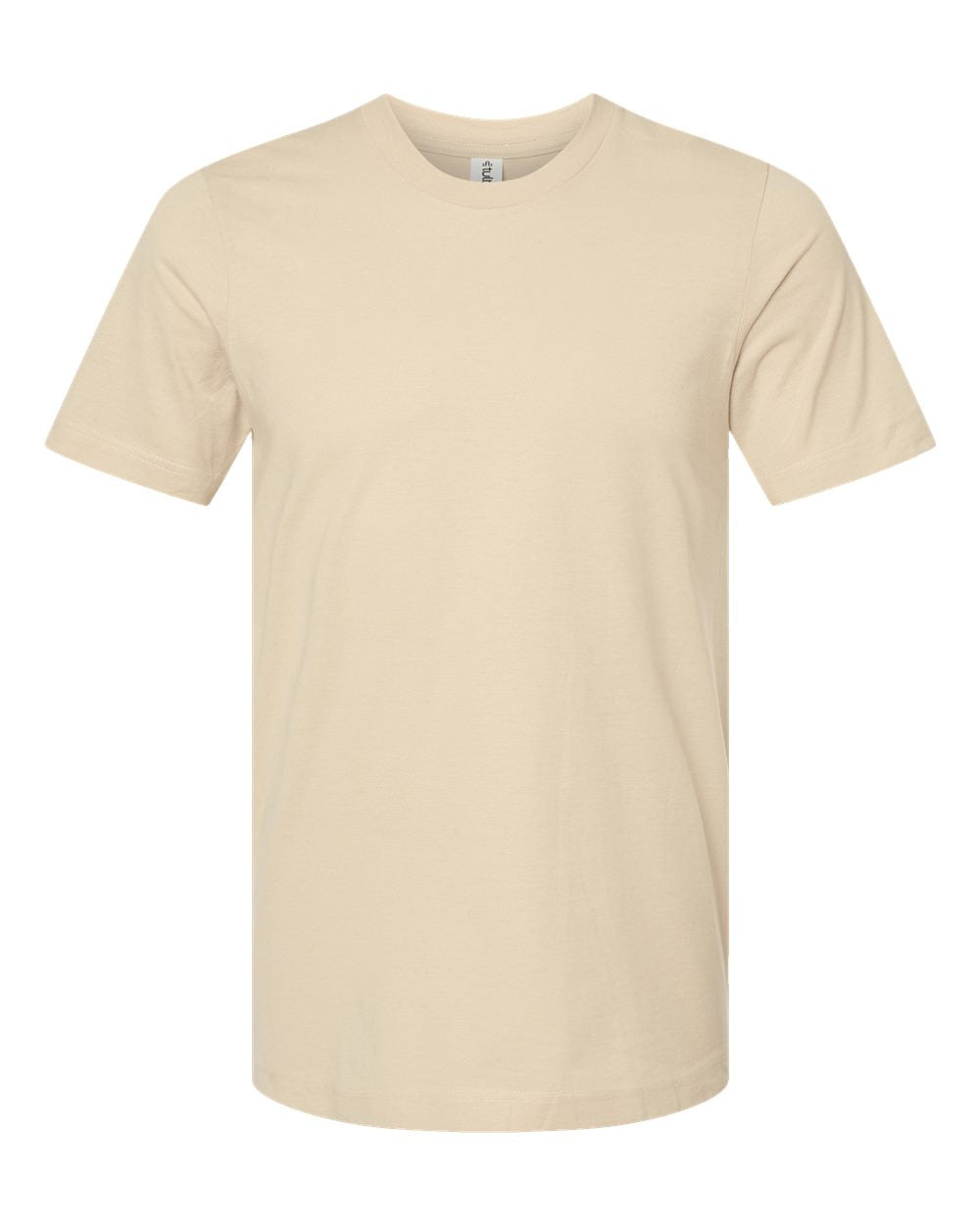 Men's Premium Cotton T-Shirt - Front - B10859402 - Buttercream