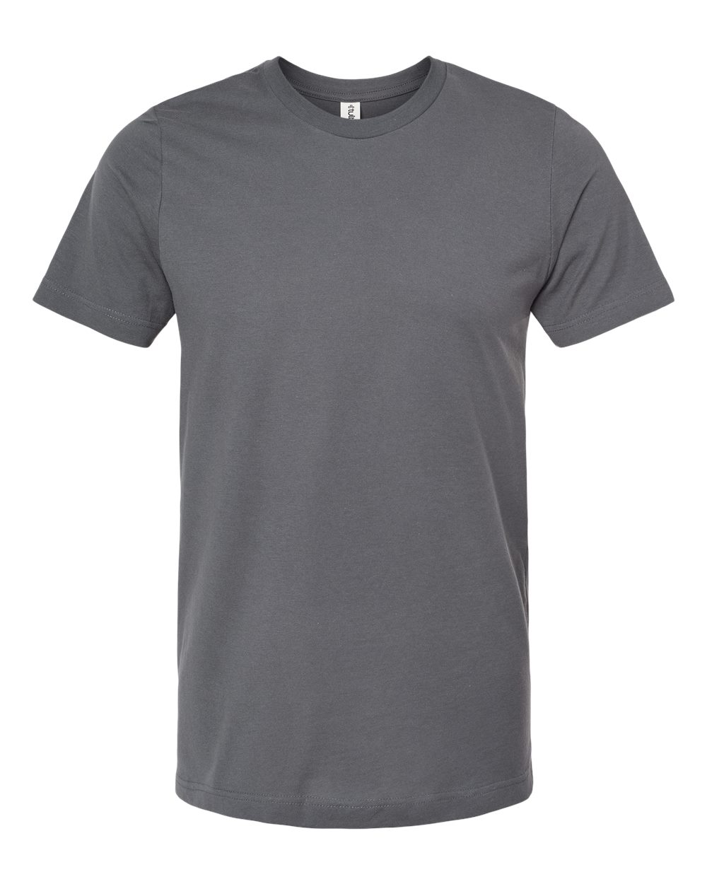 Men's Premium Cotton T-Shirt - Front - B10859592 - Charcoal