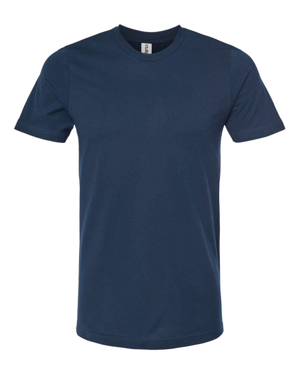 Men's Premium Cotton T-Shirt - Front - B10859652 - Navy