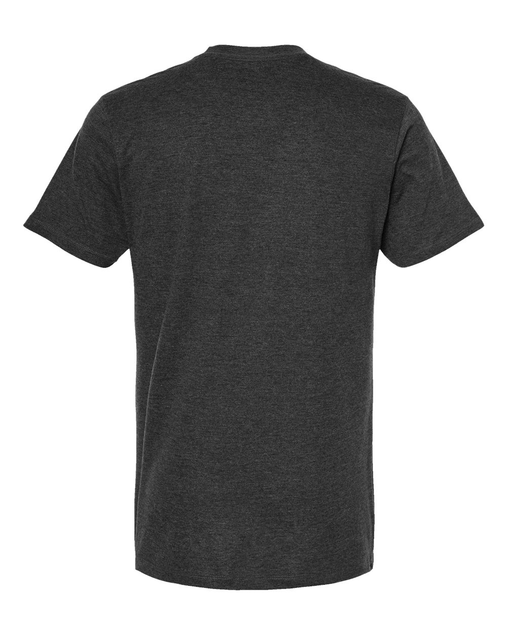 Men's Premium Cotton Blend T-Shirt - Back - B11059102 - Black Heather