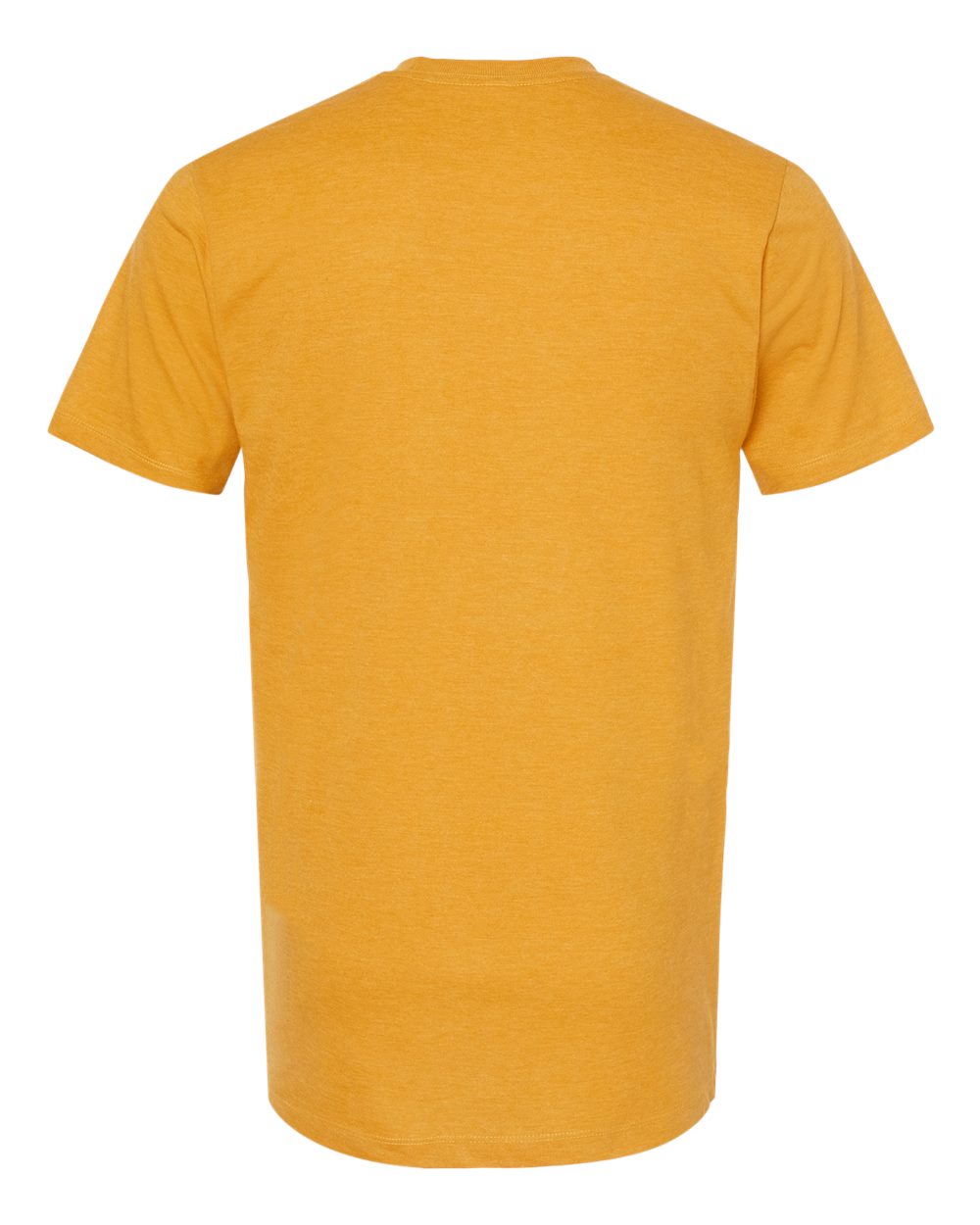 Men's Premium Cotton Blend T-Shirt - Back - B11059122 - Antique Gold Heather