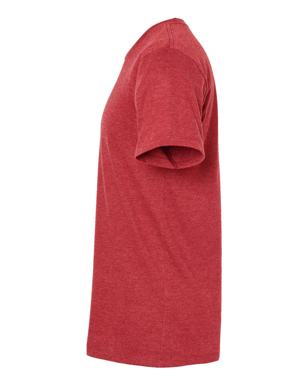 Men's Premium Cotton Blend T-Shirt - DirectSide - B11059112 - Red Heather