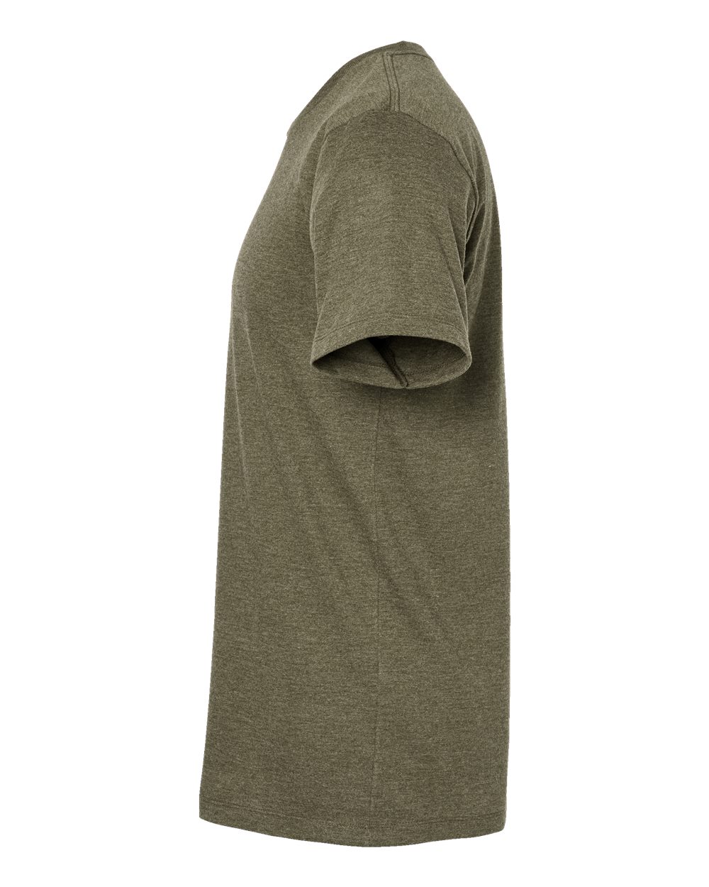 Men's Premium Cotton Blend T-Shirt - DirectSide - B11059542 - Olive Heather