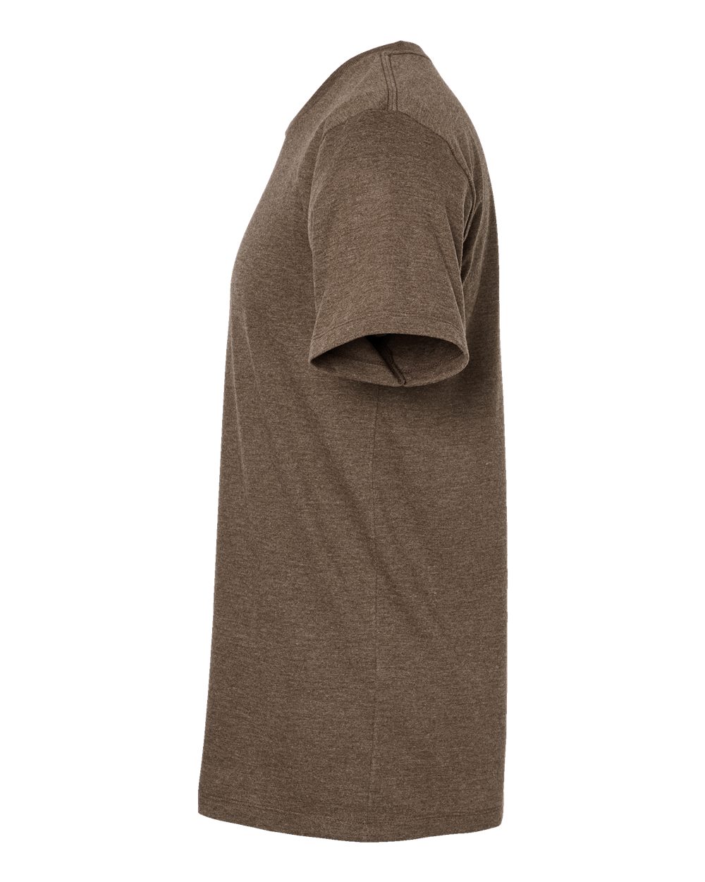 Men's Premium Cotton Blend T-Shirt - DirectSide - B11059602 - Brown Heather
