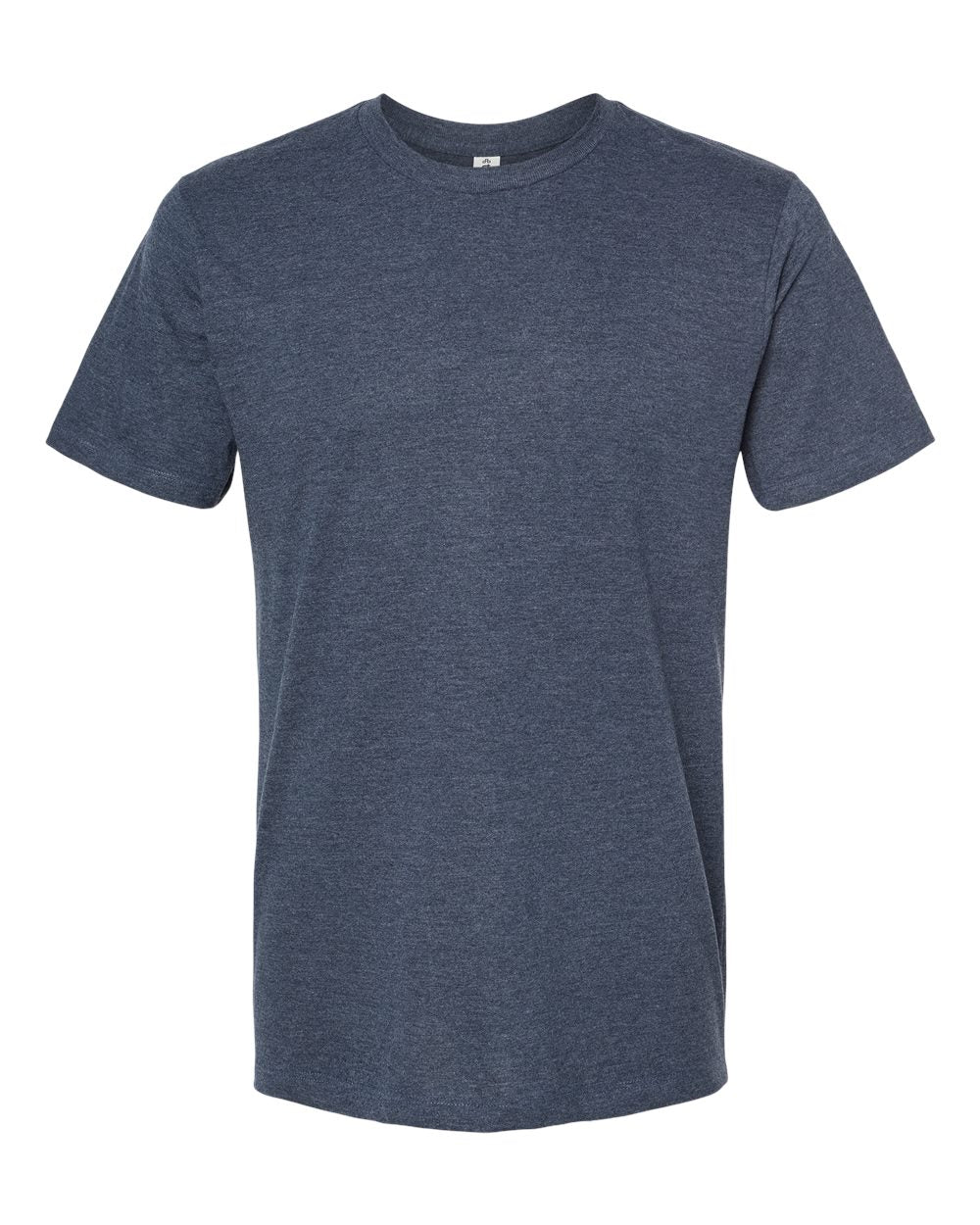 Men's Premium Cotton Blend T-Shirt - Front - B11059652 - Navy Heather