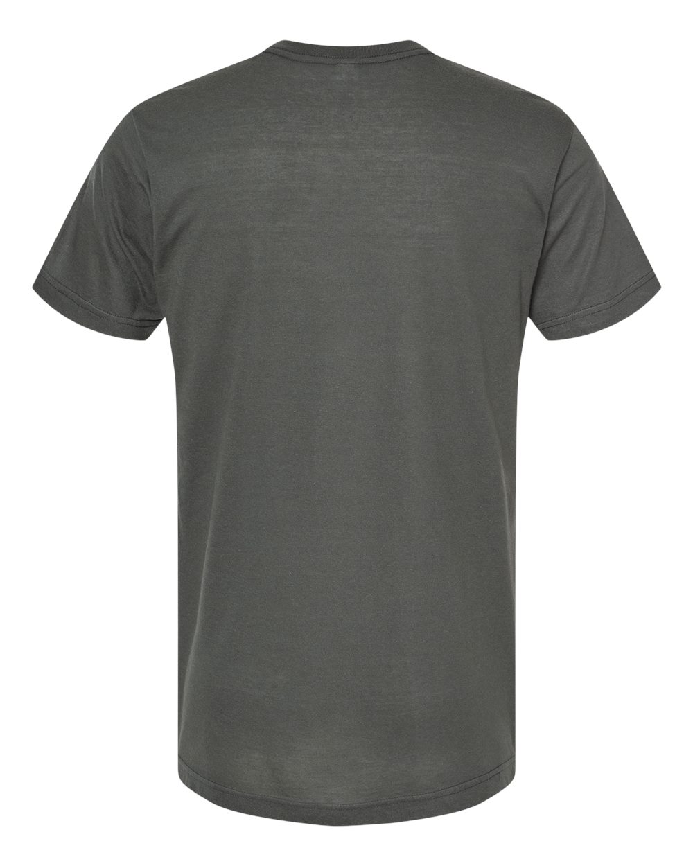 Men's Poly-Rich V-Neck T-Shirt - Back - B20059592 - Charcoal