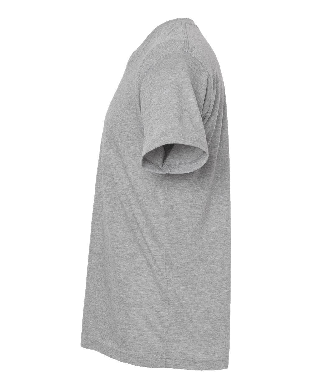 Men's Poly-Rich V-Neck T-Shirt - DirectSide - B20059092 - Heather Grey