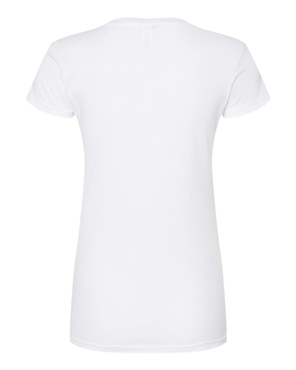 Women's Fine Jersey Slim Fit T-Shirt - Back - B20159002 - White