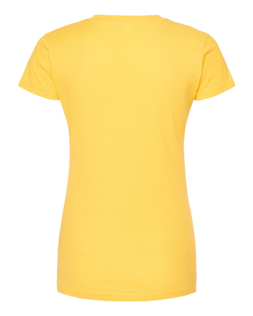 Women's Fine Jersey Slim Fit T-Shirt - Back - B20159132 - Sunshine