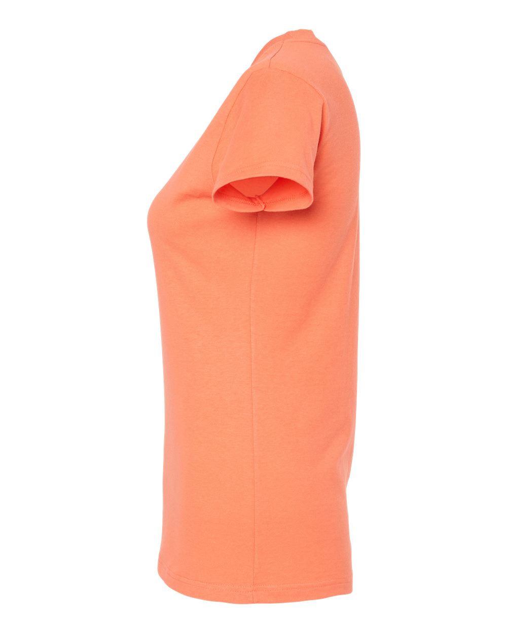 Women's Fine Jersey Slim Fit T-Shirt - DirectSide - B20159272 - Coral