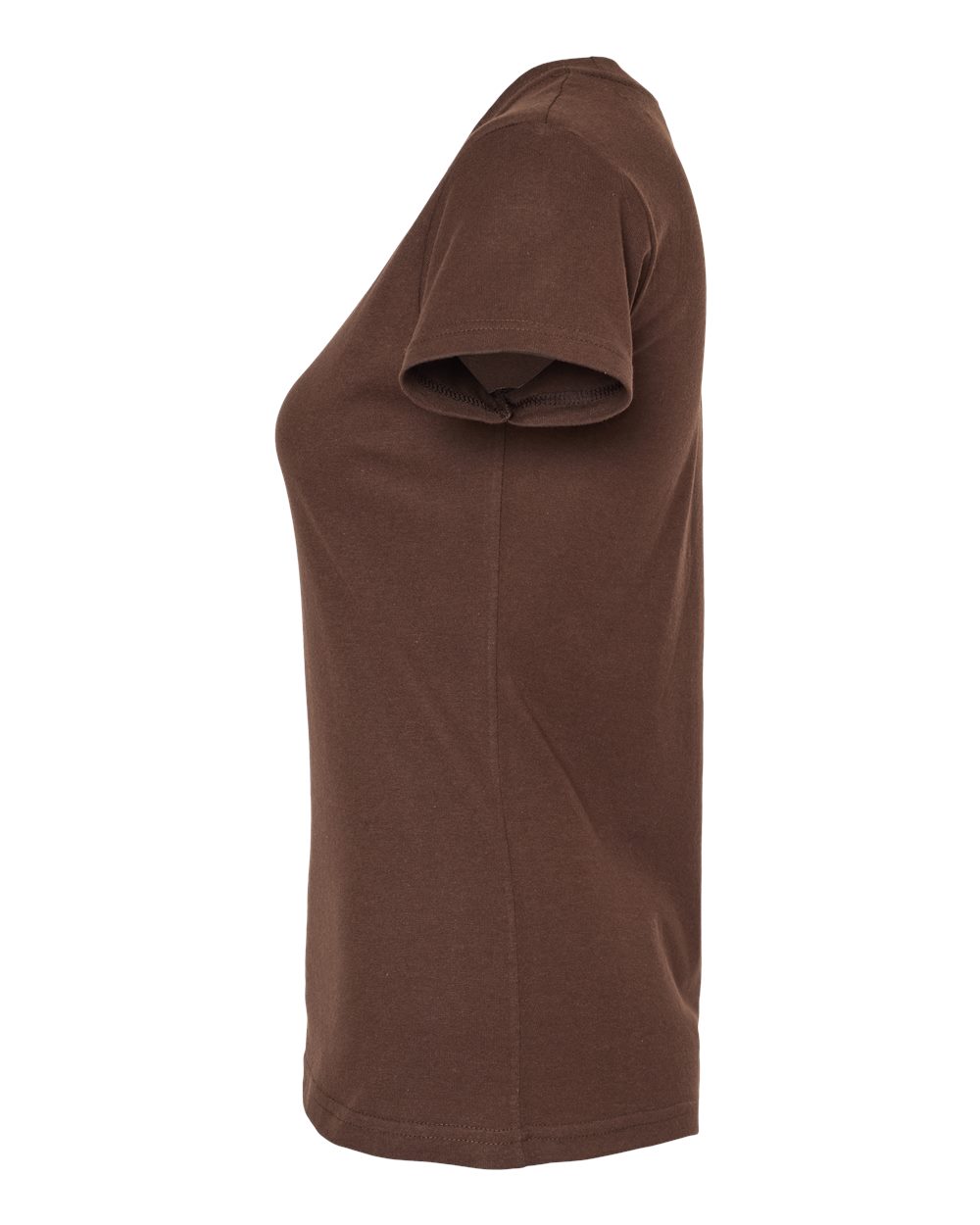 Women's Fine Jersey Slim Fit T-Shirt - DirectSide - B20159602 - Brown