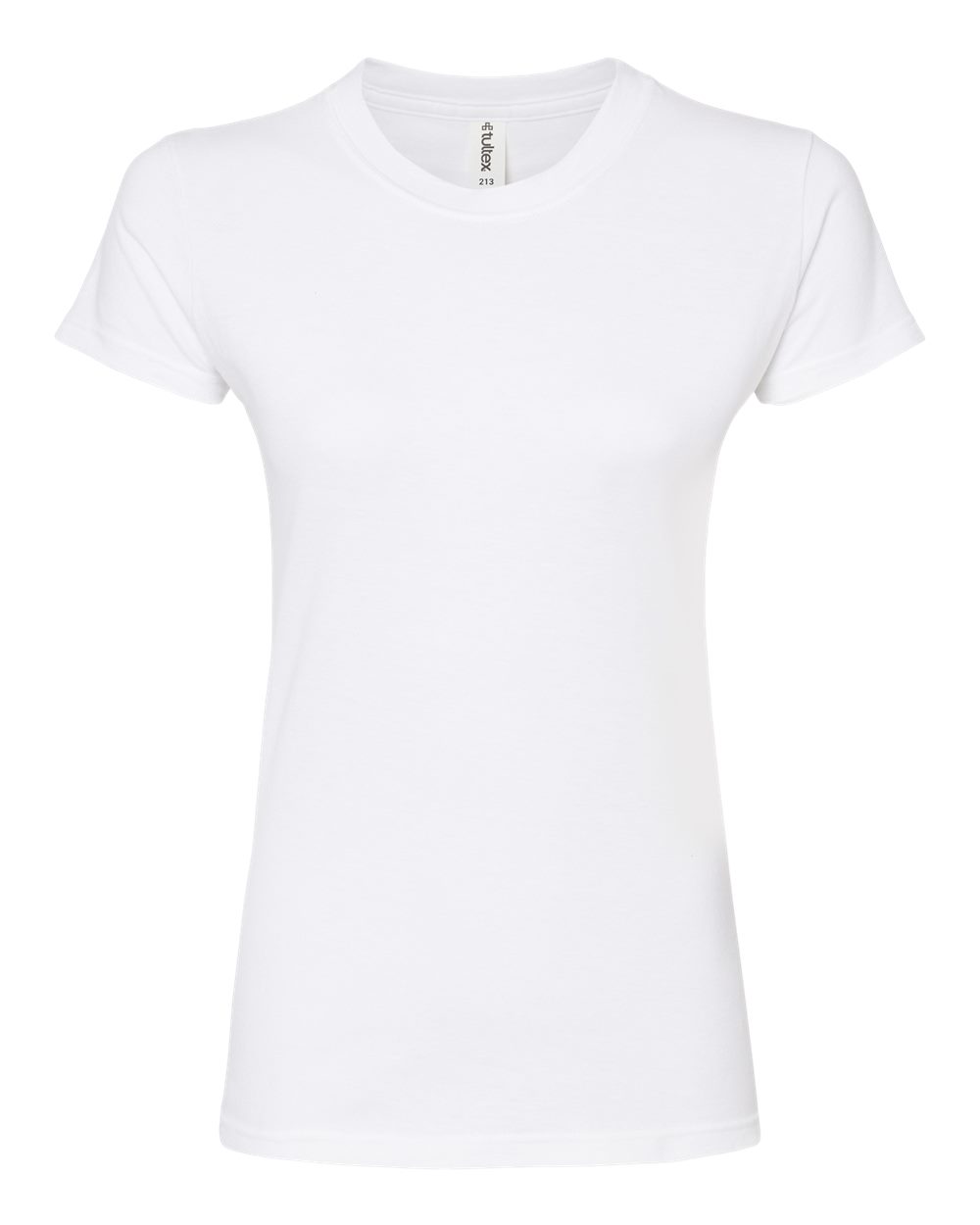 Women's Fine Jersey Slim Fit T-Shirt - Front - B20159002 - White