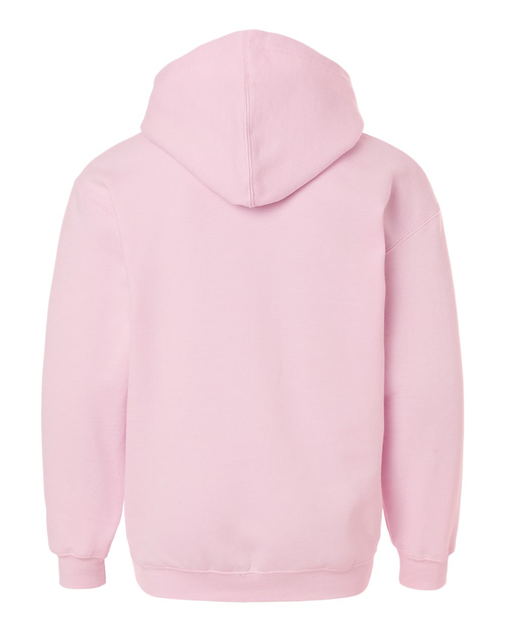 Youth Hooded Sweatshirt - Back - B40259302 - Light Pink