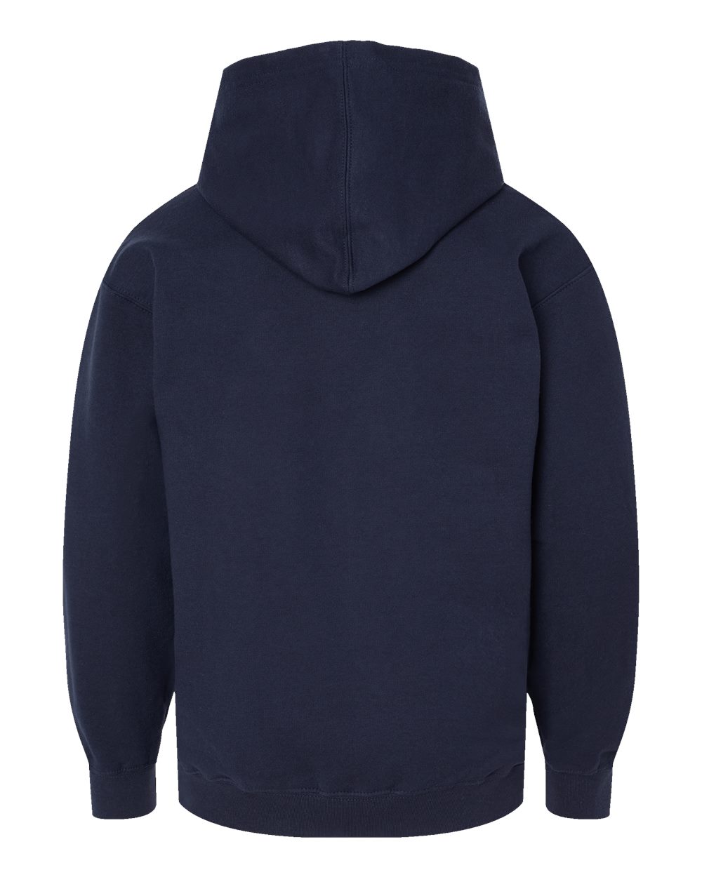 Youth Hooded Sweatshirt - Back - B40259652 - Navy