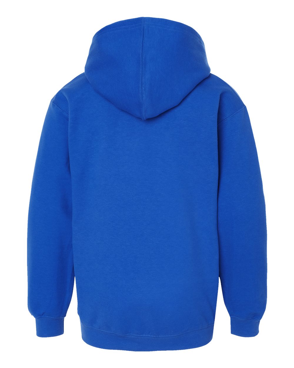 Youth Hooded Sweatshirt - Back - B40259752 - Royal