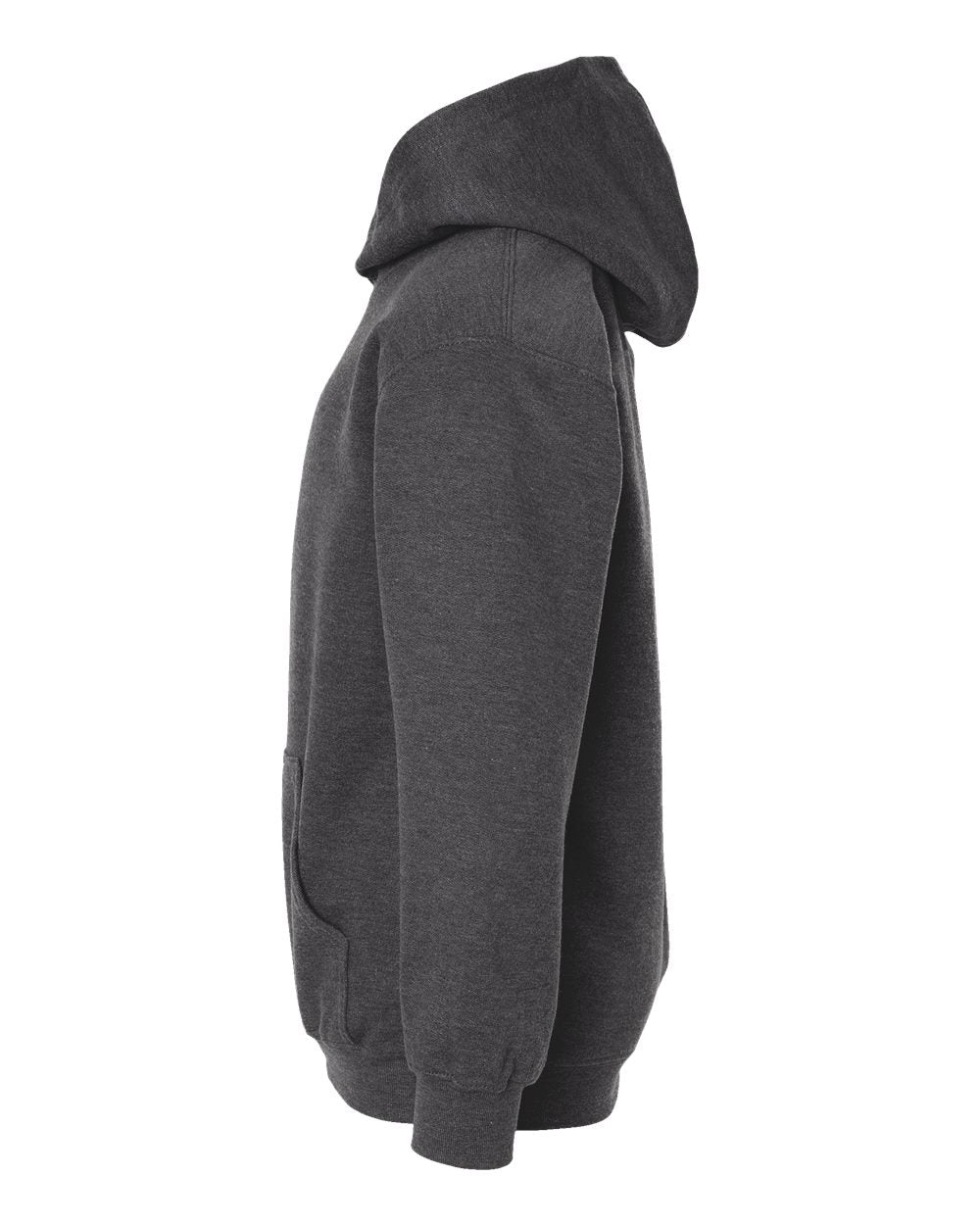 Youth Hooded Sweatshirt - DirectSide - B40259102 - Heather Charcoal