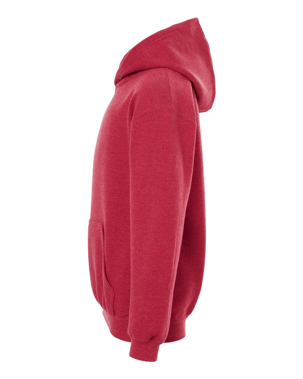 Youth Hooded Sweatshirt - DirectSide - B40259712 - Heather Red