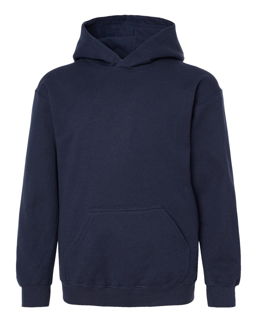 Youth Hooded Sweatshirt - Front - B40259652 - Navy