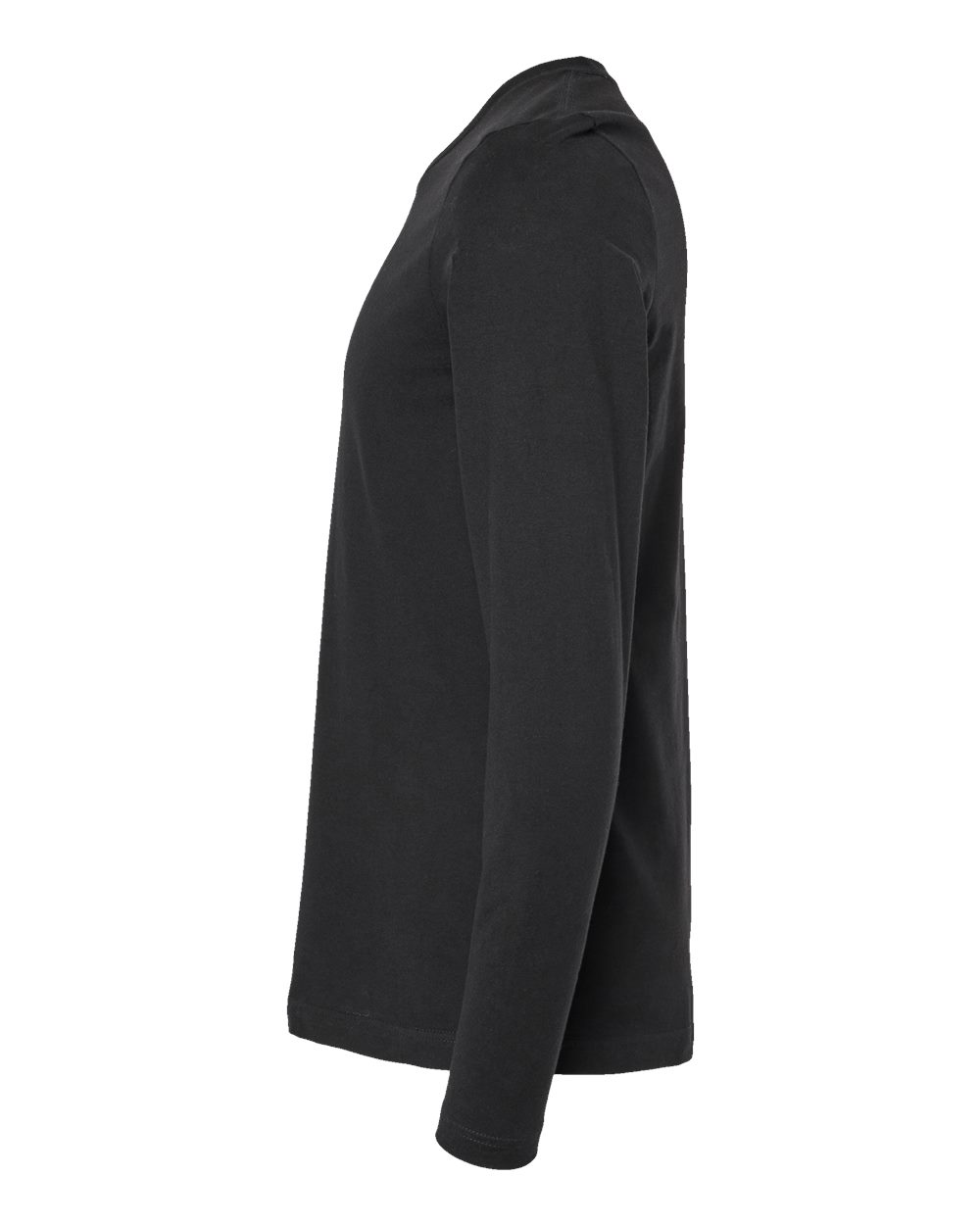 Unisex Premium Cotton Long Sleeve T-Shirt - DirectSide - B11859502 - Black