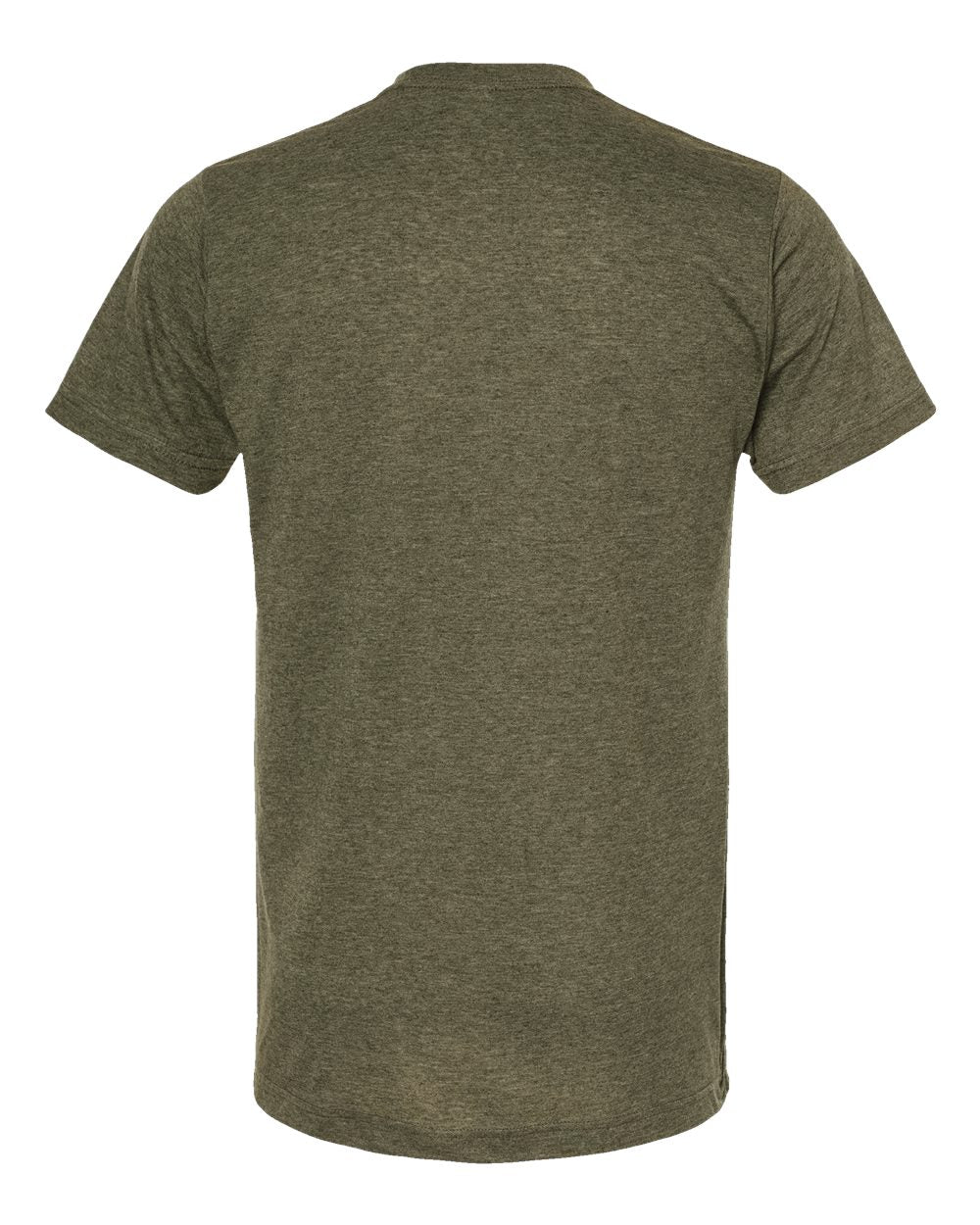 Men's Poly-Rich T-Shirt - Back - B20659062 - Heather Military Green