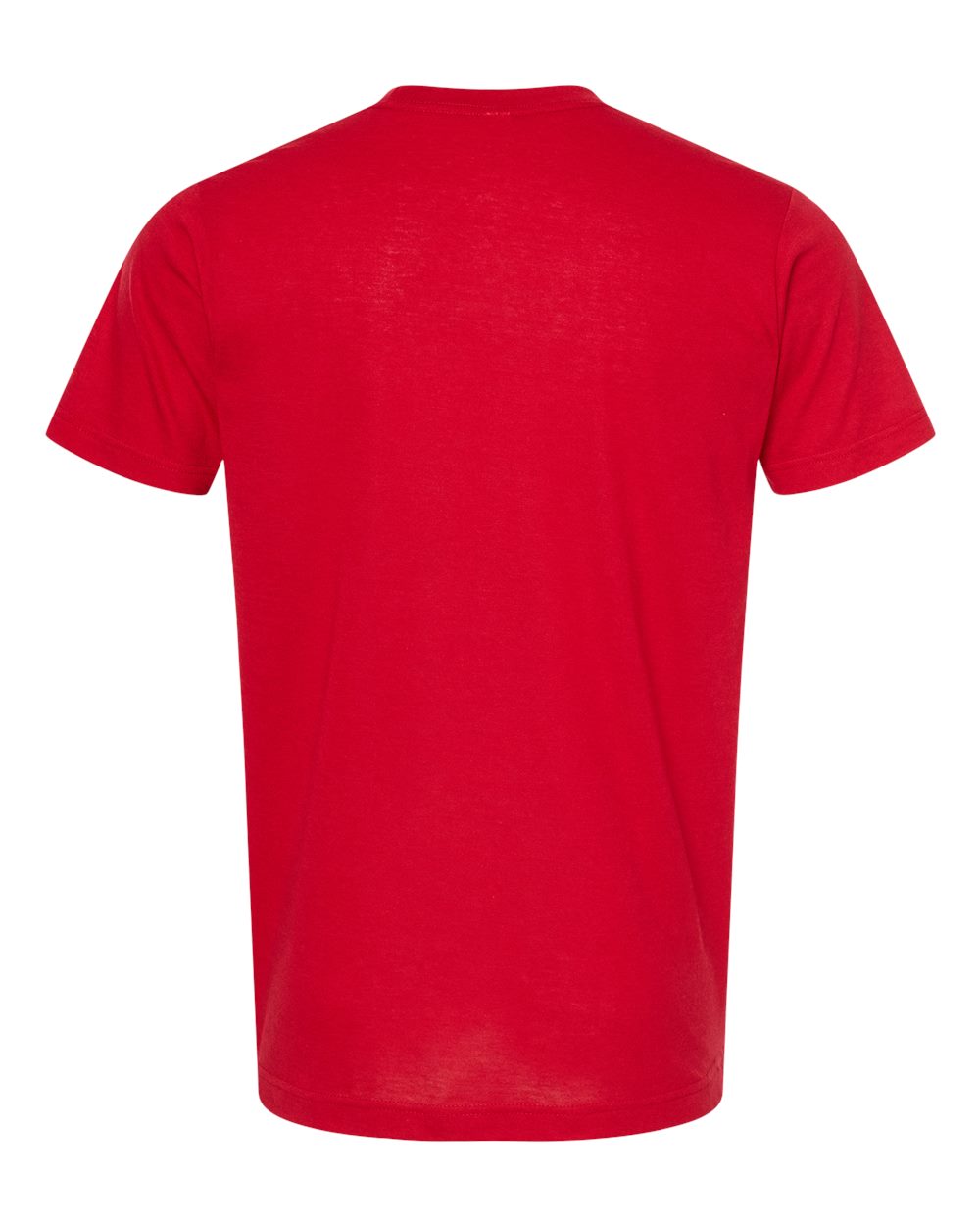 Men's Poly-Rich T-Shirt - Back - B20659152 - Red