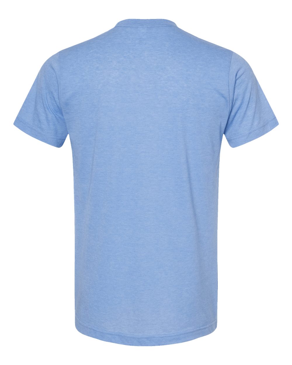 Men's Poly-Rich T-Shirt - Back - B20659252 - Heather Athletic Blue