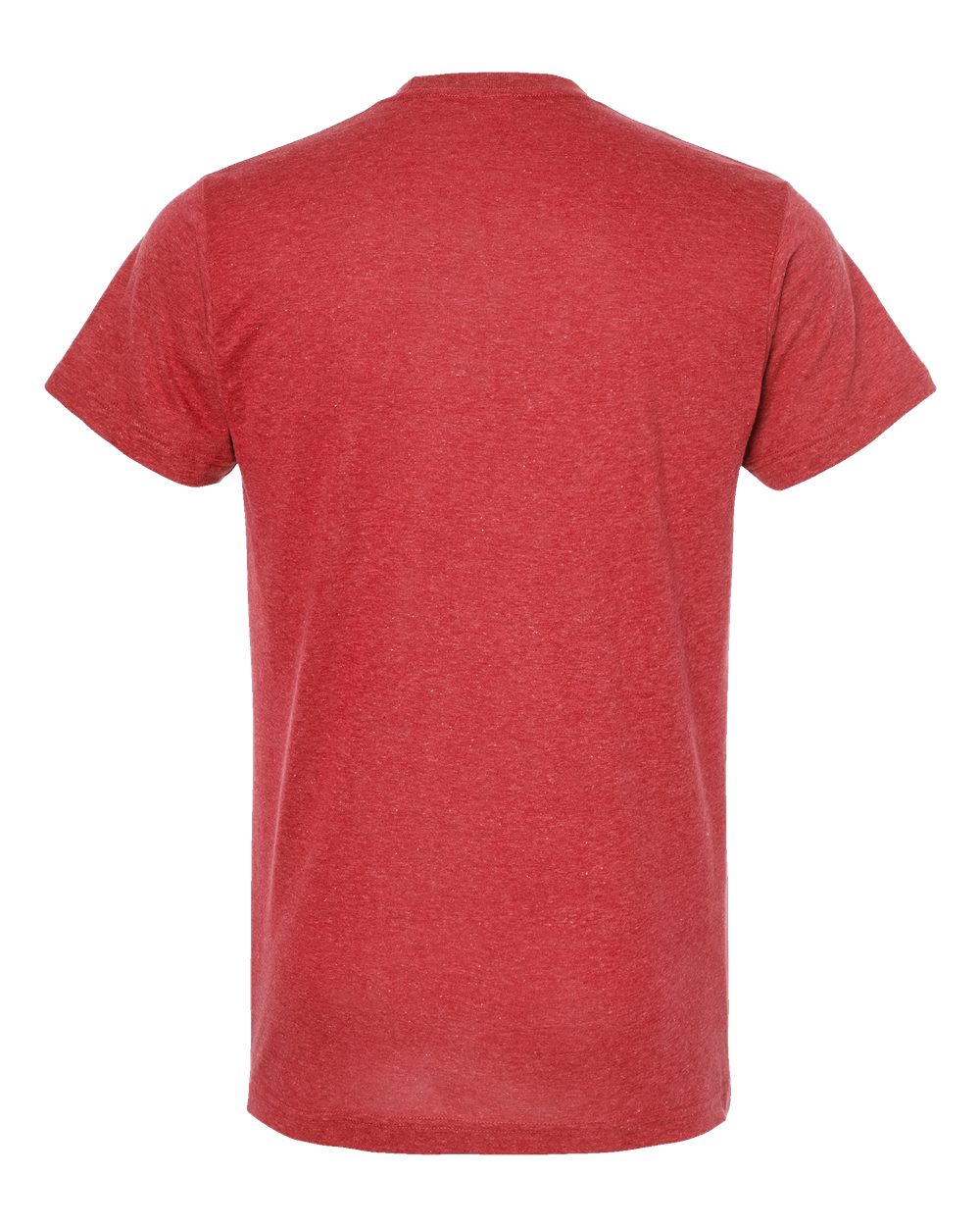 Men's Poly-Rich T-Shirt - Back - B20659702 - Heather Red