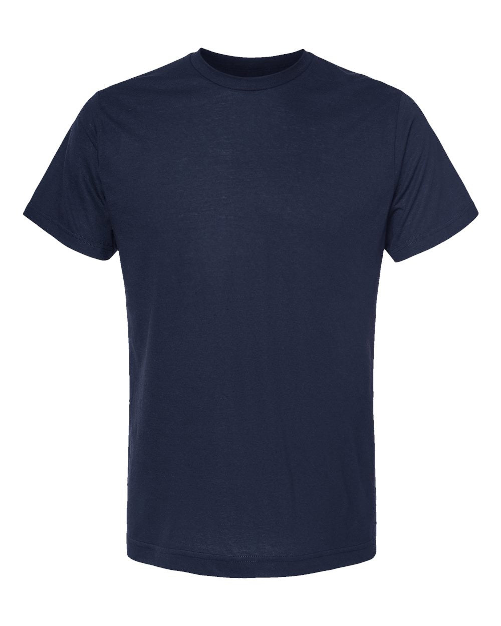 Men's Poly-Rich T-Shirt - Front - B20659132 - Navy