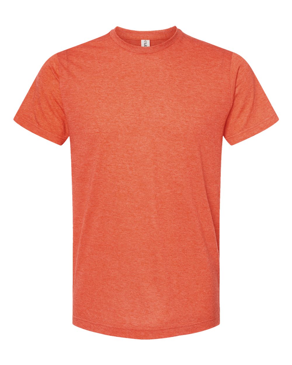 Men's Poly-Rich T-Shirt - Front - B20659142 - Heather Orange
