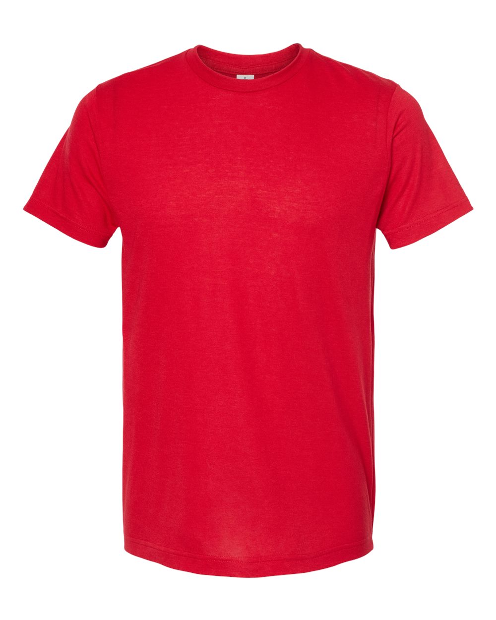 Men's Poly-Rich T-Shirt - Front - B20659152 - Red