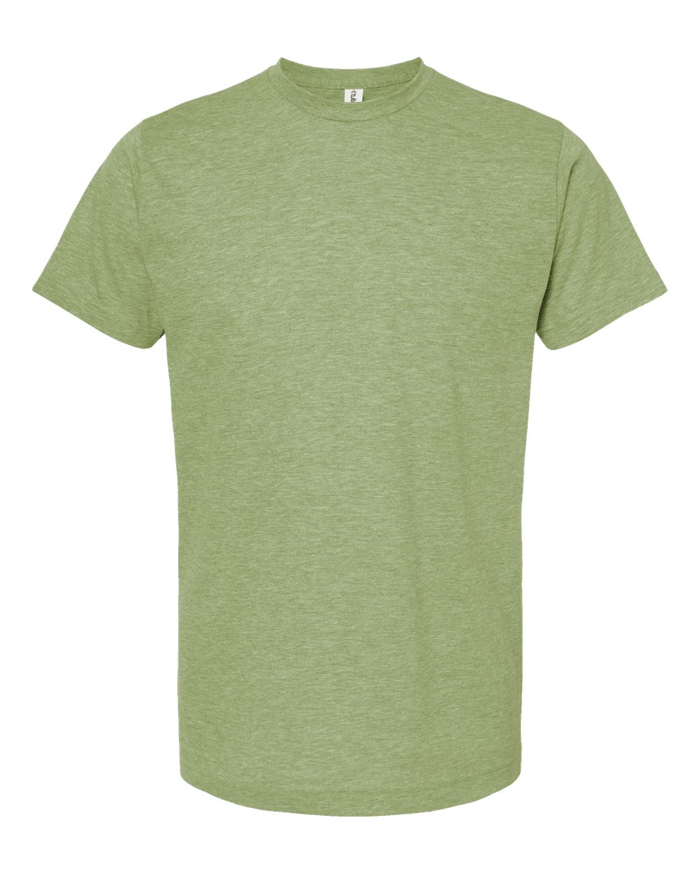 Men's Poly-Rich T-Shirt - Front - B20659172 - Heather Green