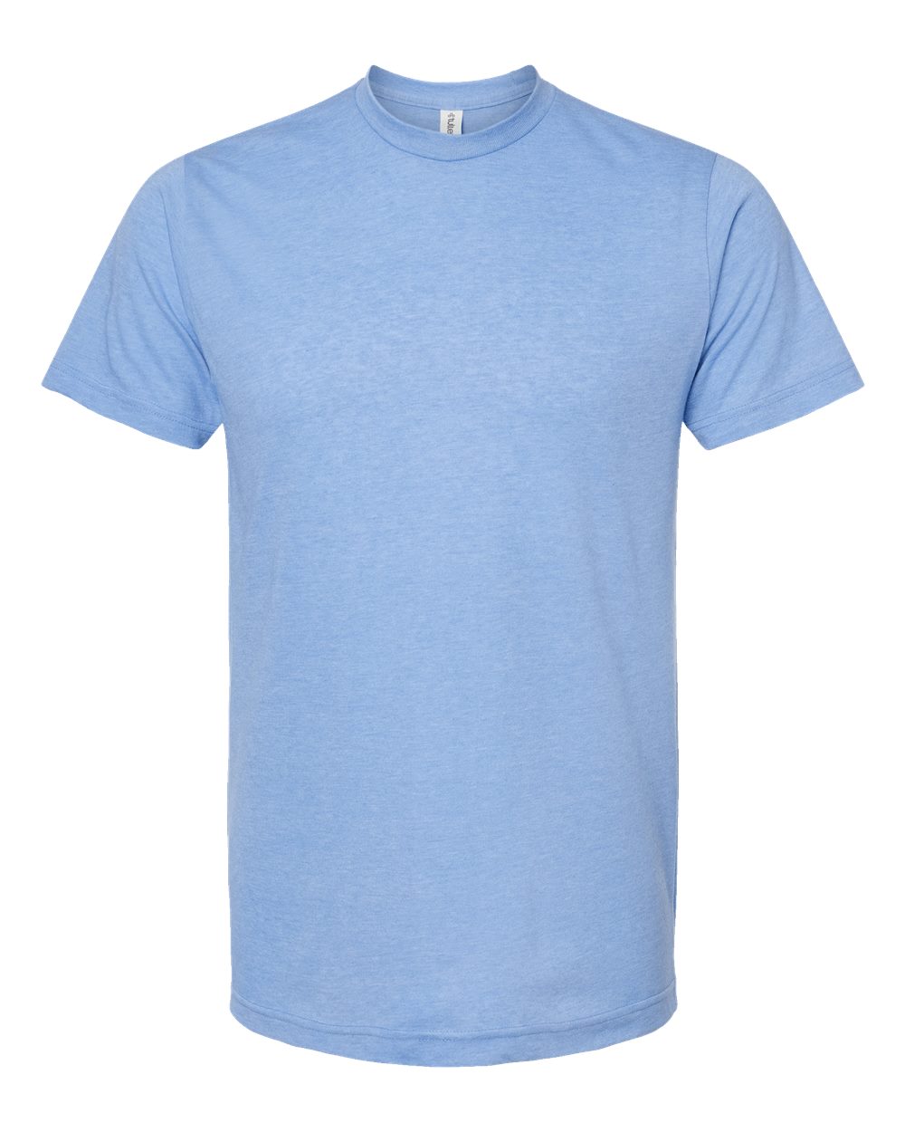 Men's Poly-Rich T-Shirt - Front - B20659252 - Heather Athletic Blue