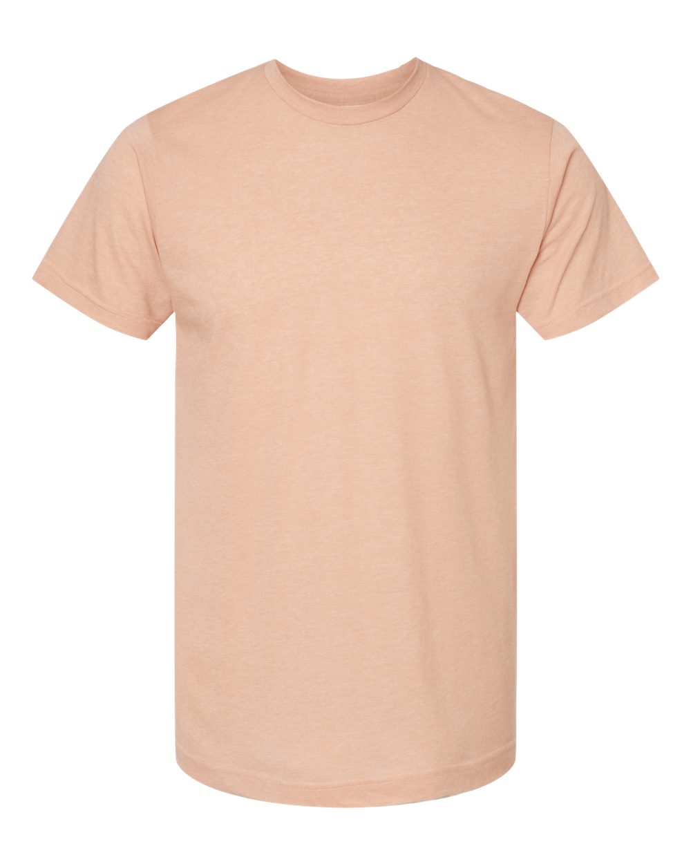Men's Poly-Rich T-Shirt - Front - B20659312 - Heather Peach