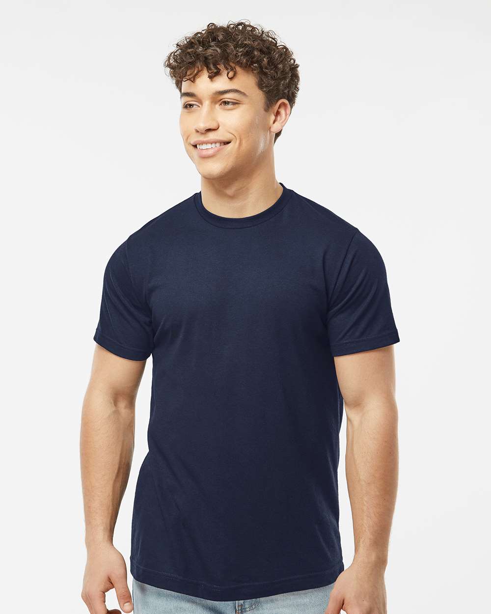 Men's Poly-Rich T-Shirt - OnModelFront - B20659132 - Navy
