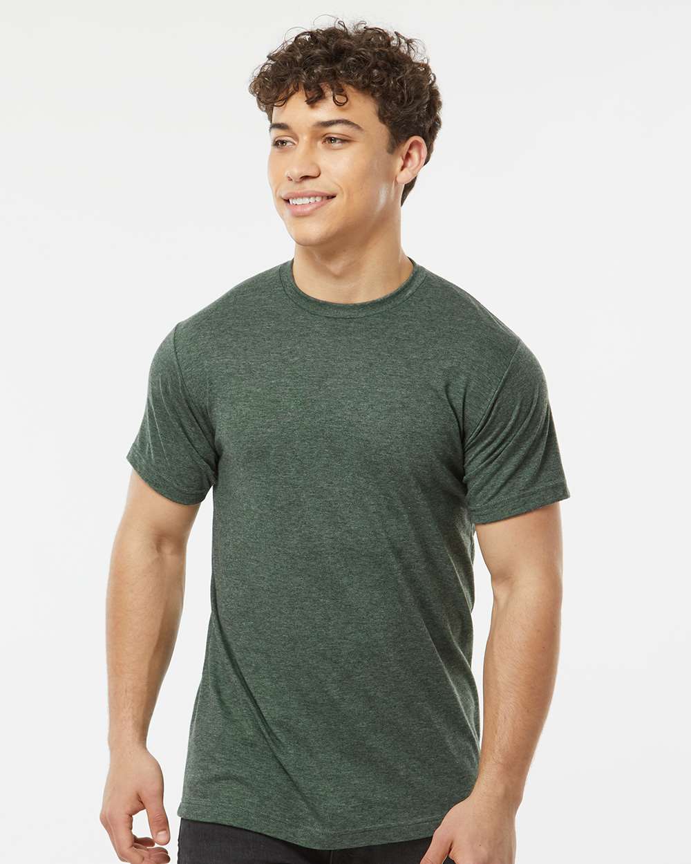 Men's Poly-Rich T-Shirt - OnModelFront - B20659542 - Heather Hunter