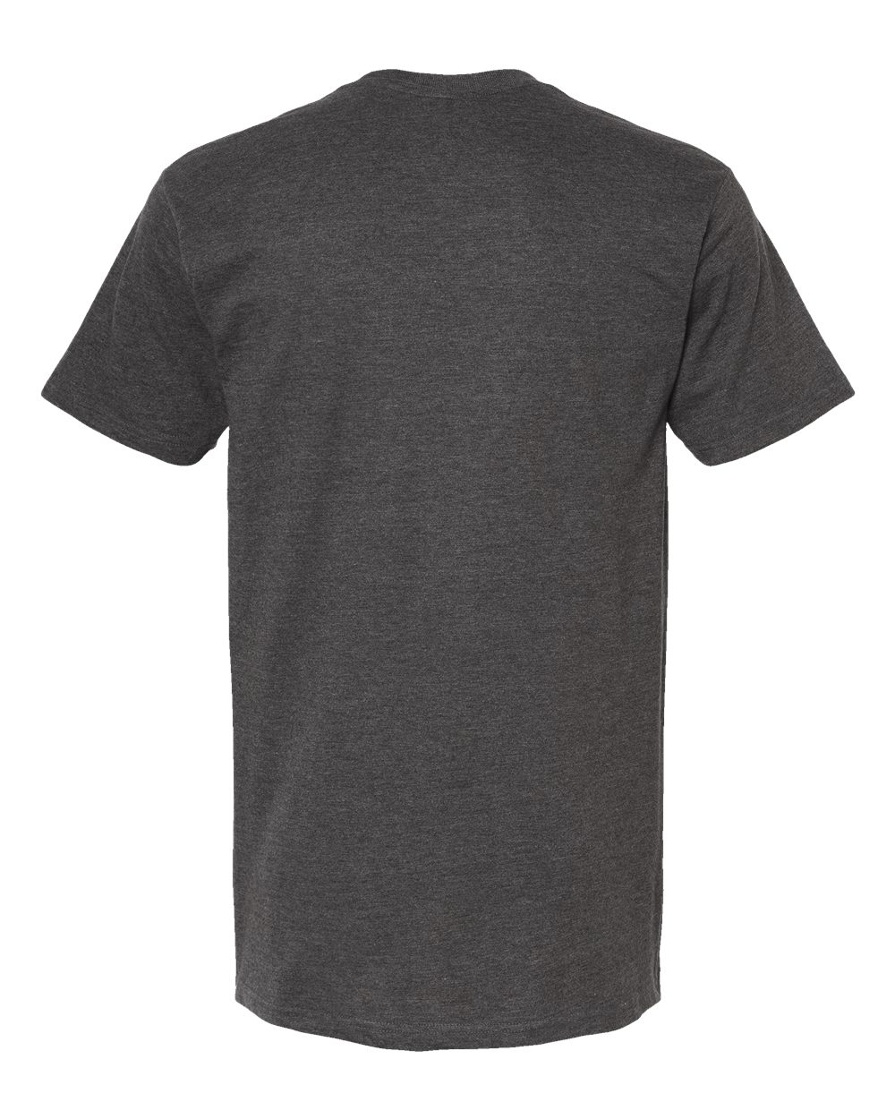 Unisex Heavyweight Jersey T-Shirt - Back - B30959092 - Heather Charcoal