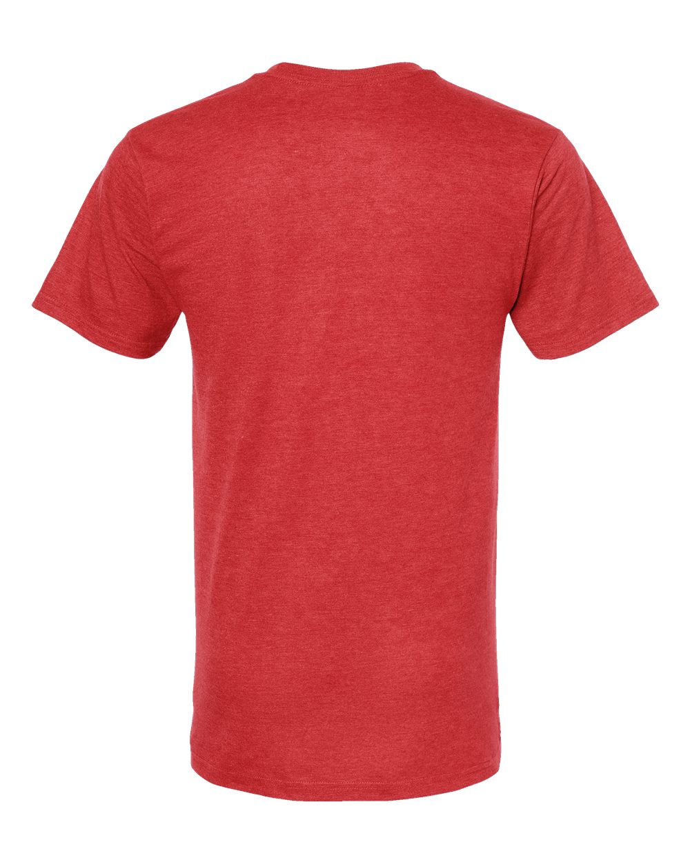 Unisex Heavyweight Jersey T-Shirt - Back - B30959122 - Heather Red