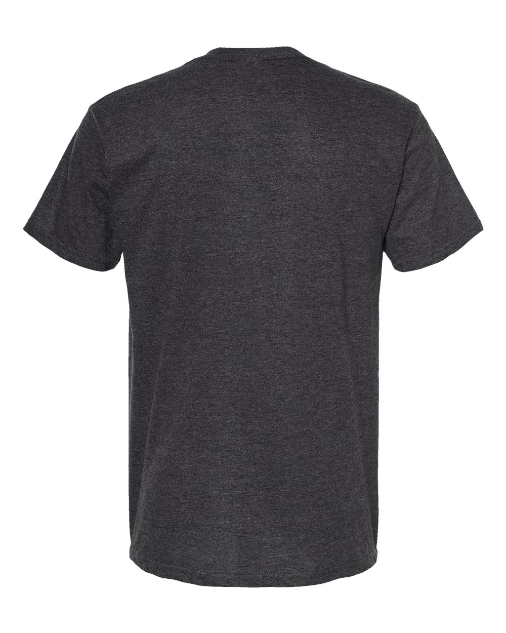 Unisex Heavyweight Jersey T-Shirt - Back - B30959582 - Heather Graphite