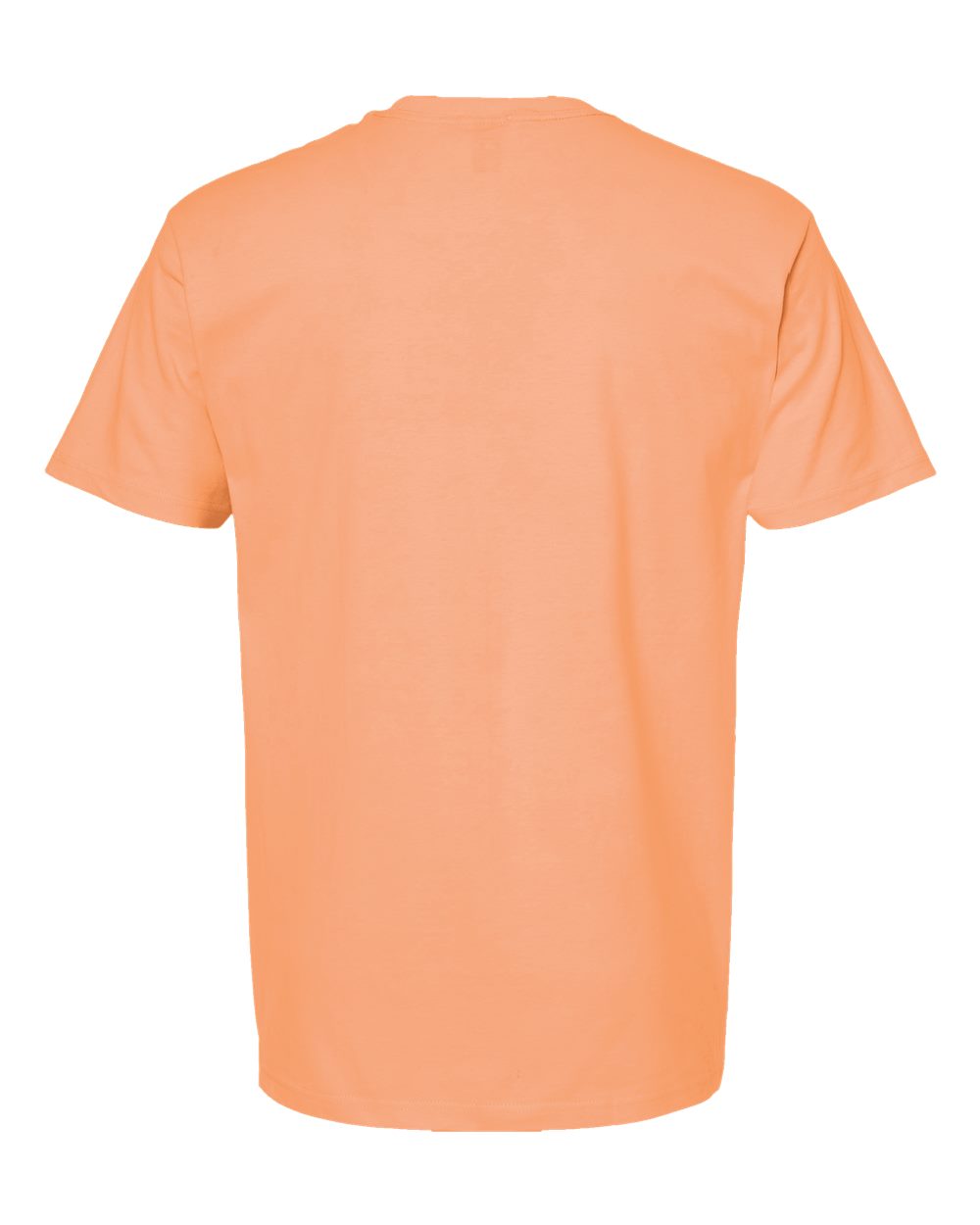 Unisex Heavyweight Jersey T-Shirt - Back - B30959662 - Cantaloupe