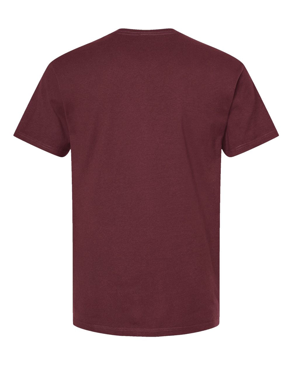 Unisex Heavyweight Jersey T-Shirt - Back - B30959702 - Burgundy