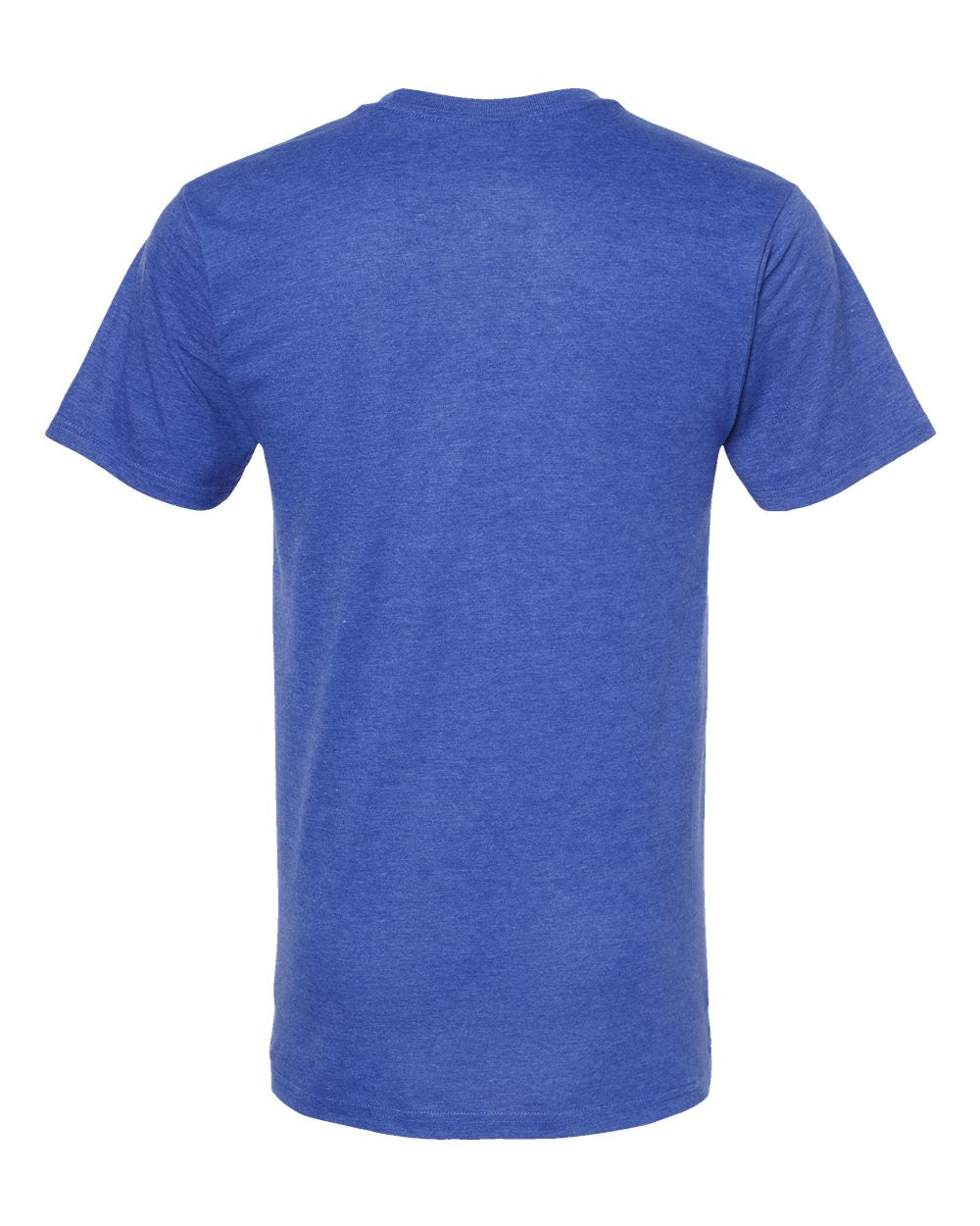 Unisex Heavyweight Jersey T-Shirt - Back - B30959752 - Heather Royal