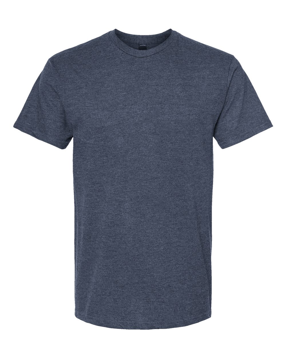 Unisex Heavyweight Jersey T-Shirt - Front - B30959252 - Heather Denim