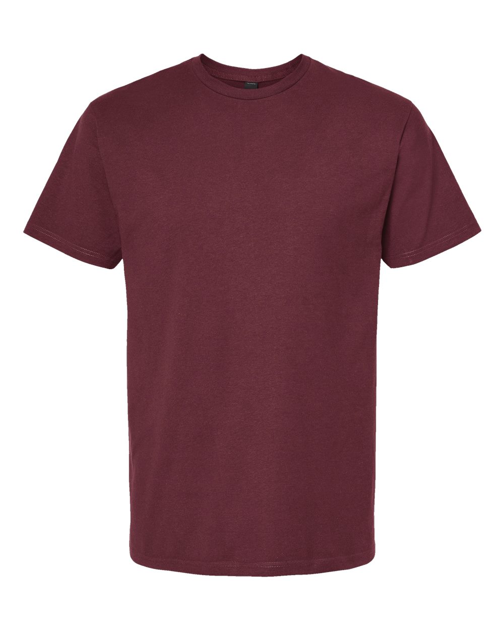 Unisex Heavyweight Jersey T-Shirt - Front - B30959702 - Burgundy