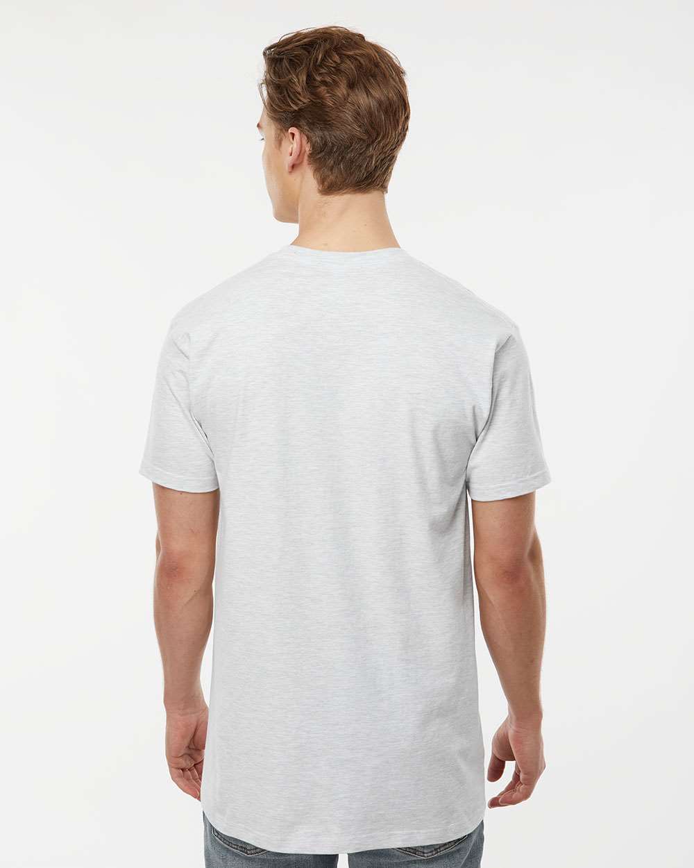 Unisex Heavyweight Jersey T-Shirt - OnModelBack - B30959022 - Ash