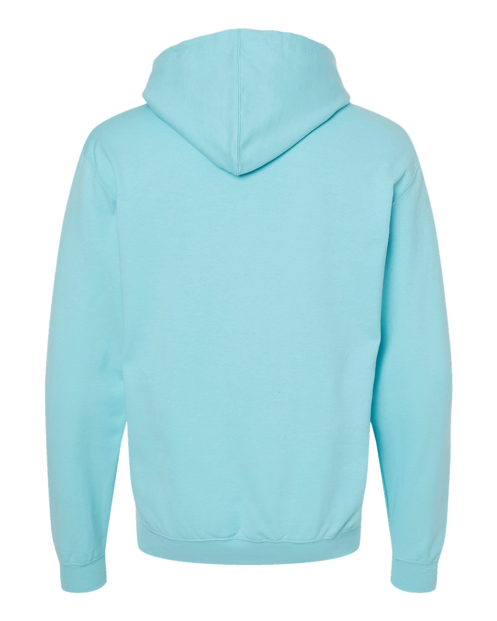 Unisex Fleece Hooded Sweatshirt - Back - B31359122 - Purist Blue